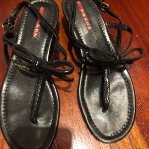 Prada heeled/wedged sandals